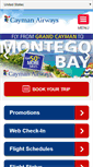 Mobile Screenshot of caymanairways.com